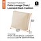 Classic Accessories Montlake FadeSafe Patio Lounge Chair/Loveseat Back Cushion, 25 x 20 x 4 Inch, Antique Beige 62-063-BEIGE-EC - alternate 10
